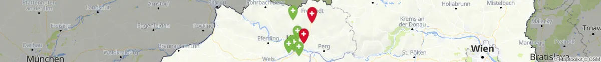Map view for Pharmacies emergency services nearby Reichenau im Mühlkreis (Urfahr-Umgebung, Oberösterreich)